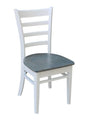 Emily Chair (Heather Gray & White finish)