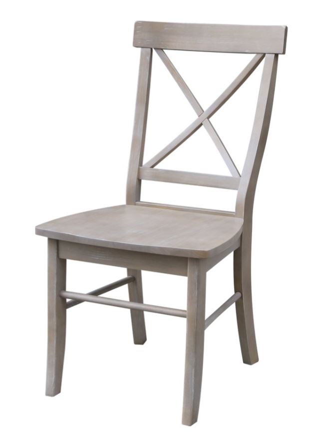 X Back Chair (Taupe Gray finish)