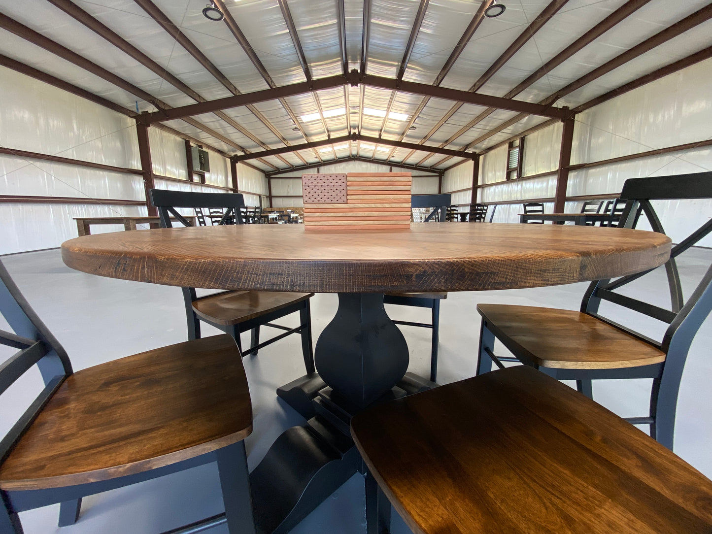 Square Pedestal with 5/4 White Oak Top